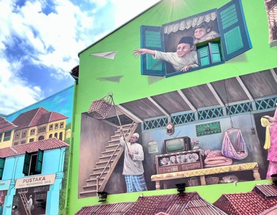 Улица Хадж Лейн в Сингапур