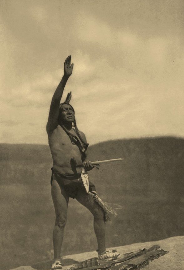 Edward S. Curtis-Invocation-Sioux1907