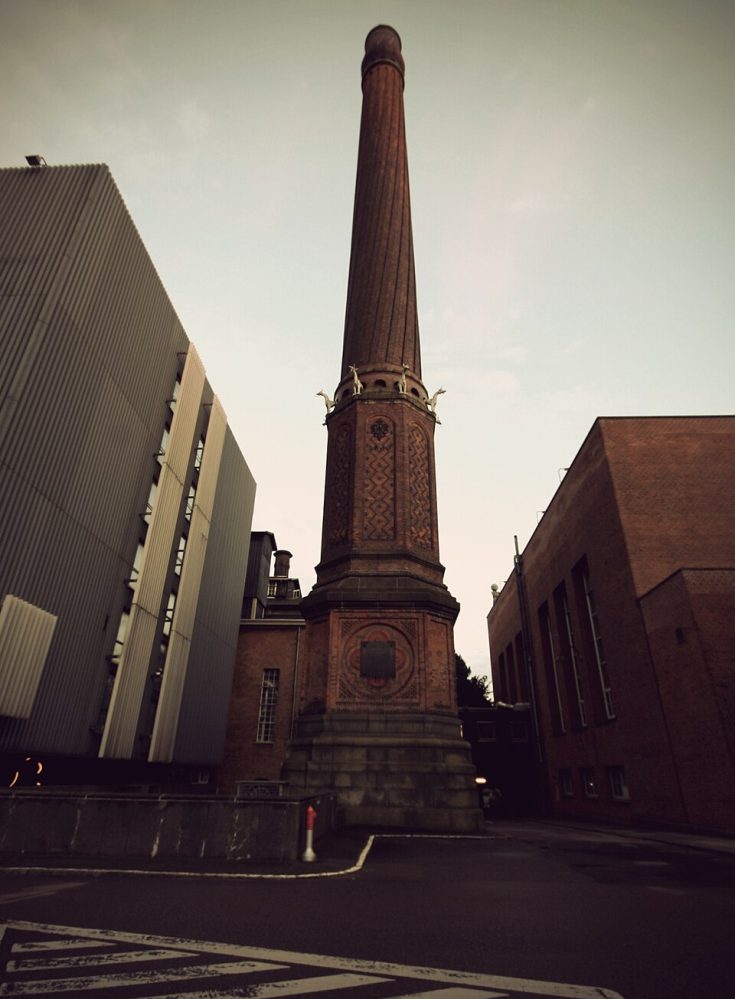 Winding chimney
